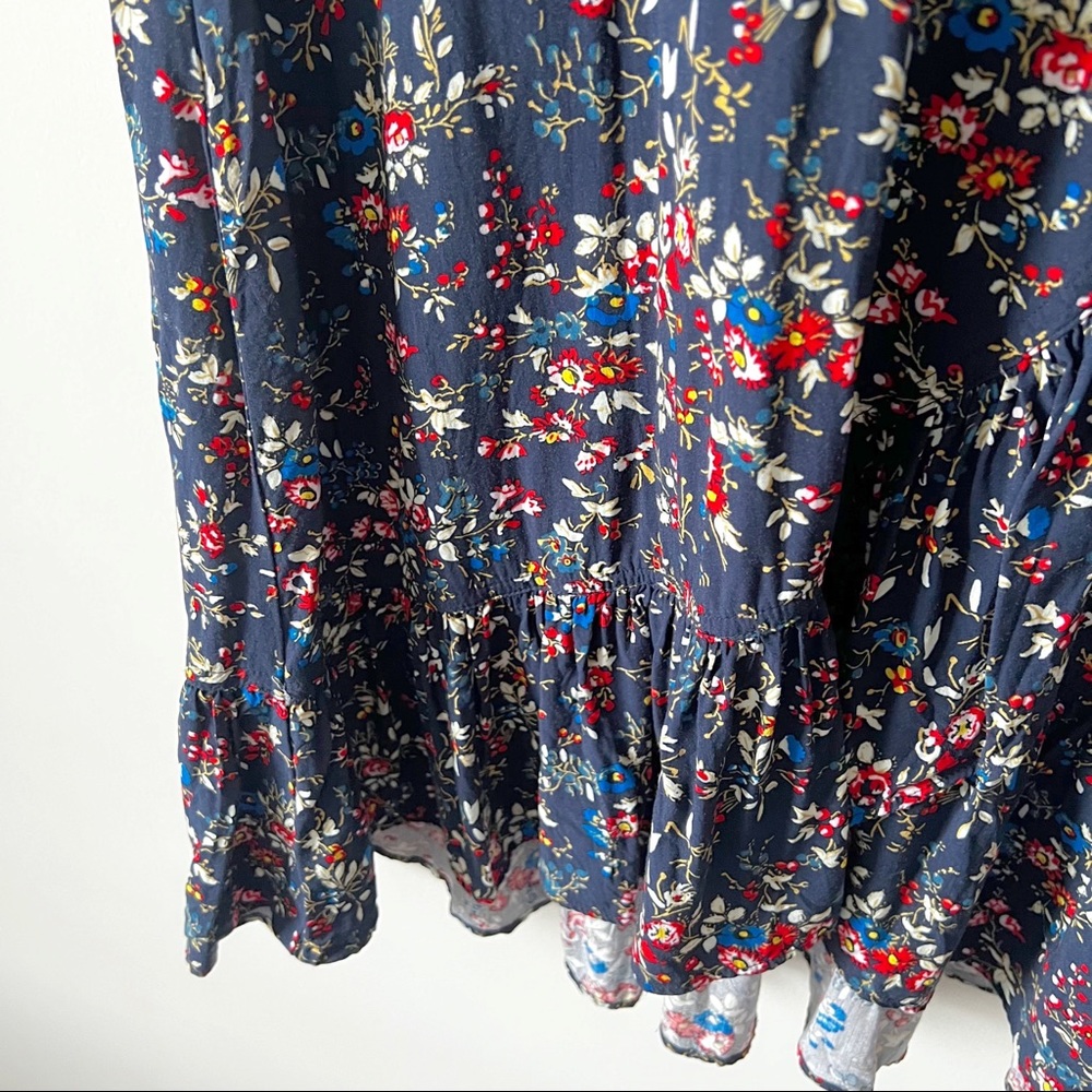 J Crew Ruffle Front Mini Dress - Picture 7 of 8